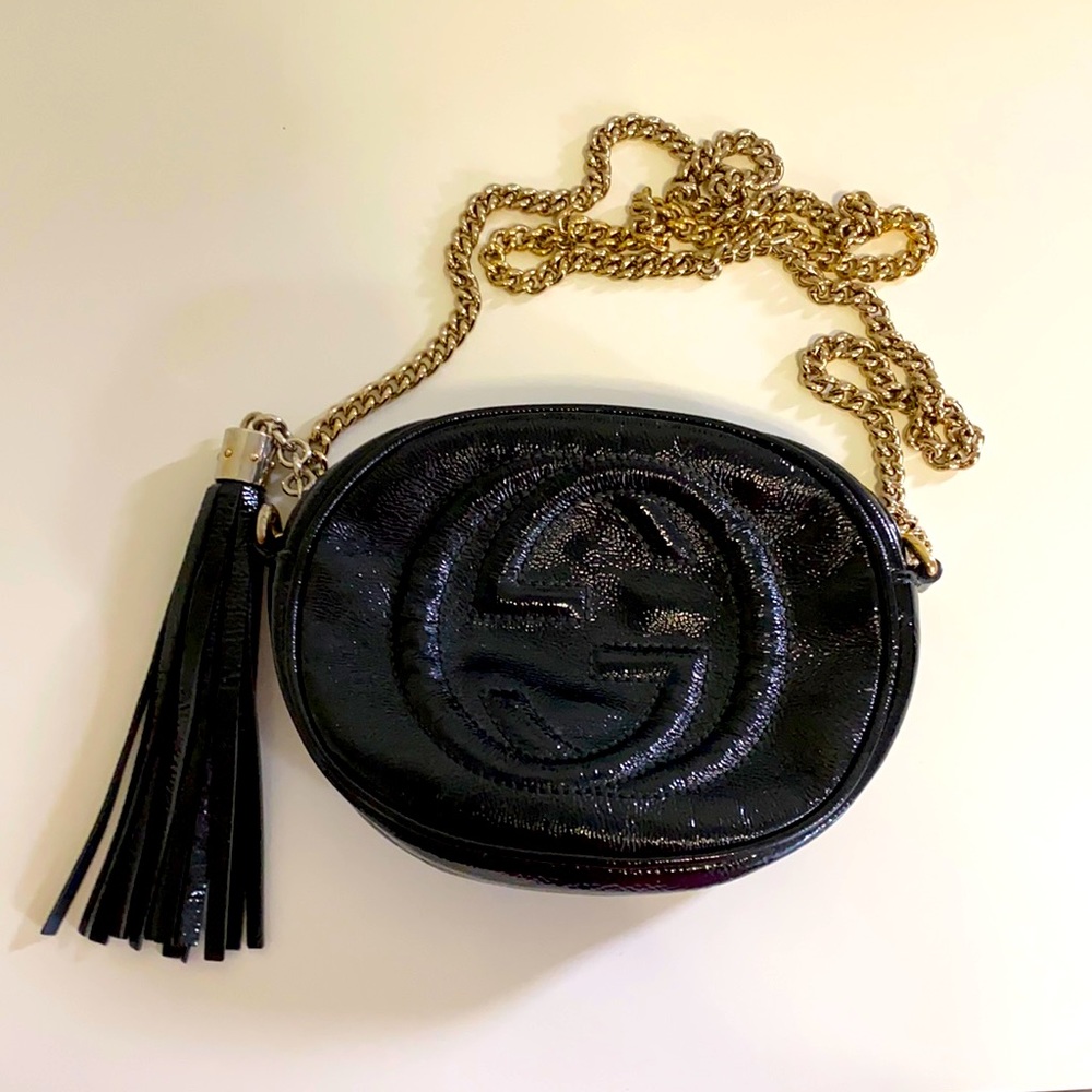 Gucci soho cross body chain bag